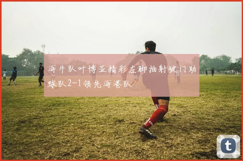 海牛队叶博亚精彩左脚抽射破门助球队2-1领先海港队